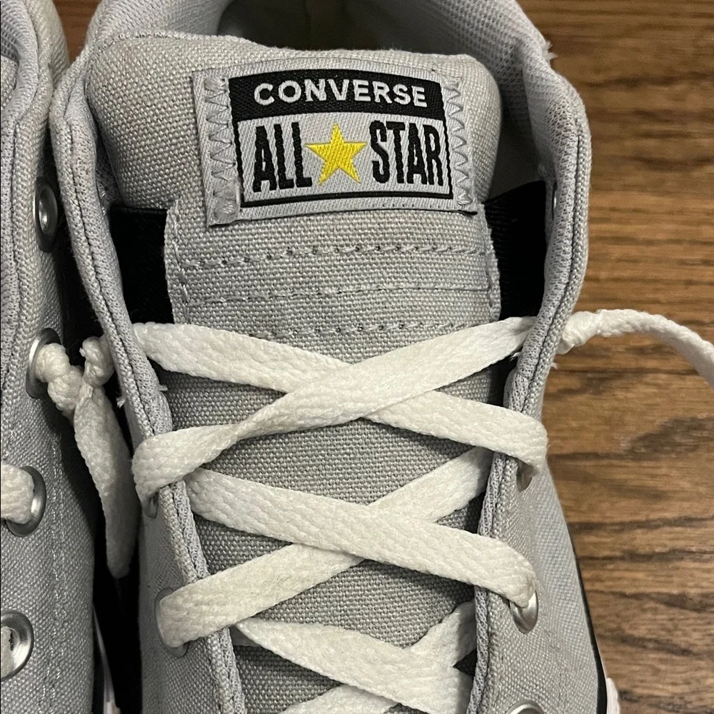 Converse Kids Light Gray High-Top Sneakers